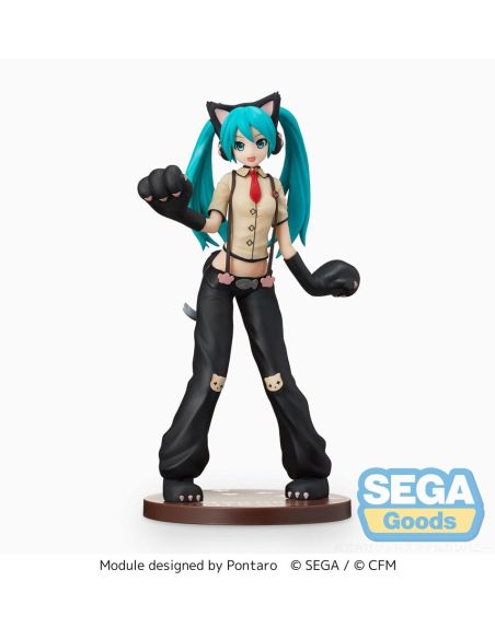 Figura Hatsune Miku Kitty Cat 23 cm Hatsune Miku Project DIVA Arcade Future Tone