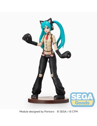 Figura Hatsune Miku Kitty Cat 23 cm Hatsune Miku Project DIVA Arcade Future Tone