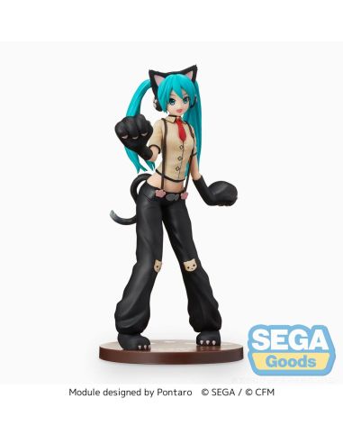 Figura Hatsune Miku Kitty Cat 23 cm Hatsune Miku Project DIVA Arcade Future Tone