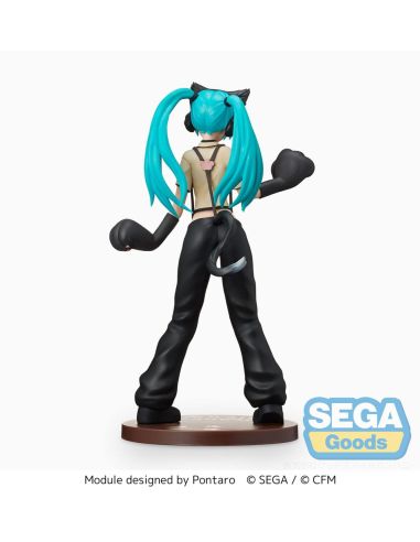 Figura Hatsune Miku Kitty Cat 23 cm Hatsune Miku Project DIVA Arcade Future Tone