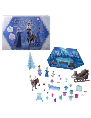 Calendario de Adviento Frozen con Muñecas y minifiguras