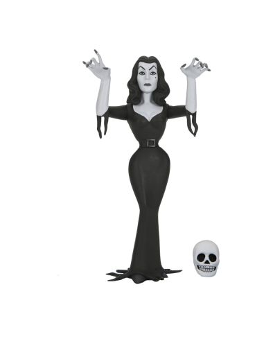 Vampira Toony Terrors Figura Vampira Silver Screen Edition 15 cm