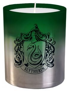 Vela Vidrio Slytherin 8 x 9 cm - Harry Potter