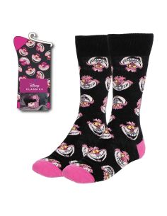 Calcetines Alicia en el País de las Maravillas Gato de Cheshire Faces 36-43