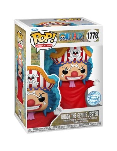 FUNKO POP!  Buggy (Post Time-Skip) 1778 Exclusive Edition - FUNKO POP! One Piece