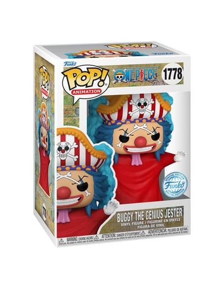 FUNKO POP!  Buggy (Post Time-Skip) 1778 Exclusive Edition - FUNKO POP! One Piece