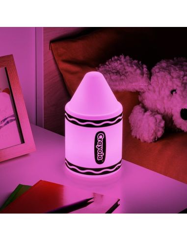 Crayola Lámpara Squishy Glo Crayola Multicolour 18 cm