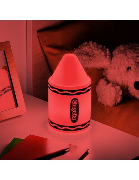 Crayola Lámpara Squishy Glo Crayola Multicolour 18 cm