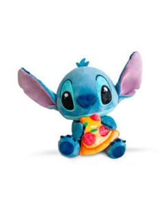 Peluche Stitch con Pizza 25 cm - Lilo & Stitch