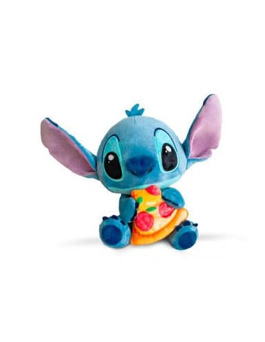 Peluche Stitch con Pizza 25 cm - Lilo & Stitch