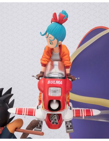 Estatua Son Goku & Bulma Figuarts ZERO 18 cm - Dragon Ball