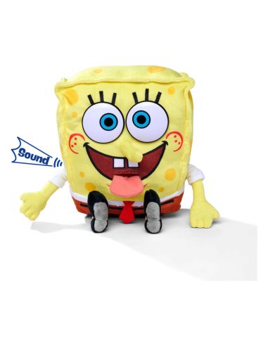 Peluche con Sonido Bob Esponja 30cm - Bob Esponja