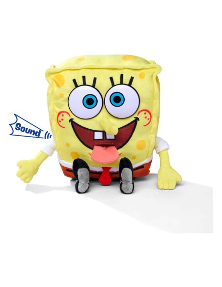 Peluche con Sonido Bob Esponja 30cm - Bob Esponja