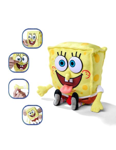 Peluche con Sonido Bob Esponja 30cm - Bob Esponja