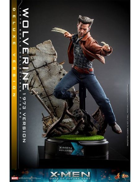 Figura Wolverine (1973 Version) Deluxe Version 30 cm - X-Men Días del futuro pasado Movie Masterpiece 1/6