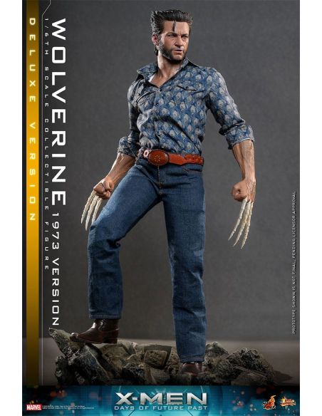 Figura Wolverine (1973 Version) Deluxe Version 30 cm - X-Men Días del futuro pasado Movie Masterpiece 1/6