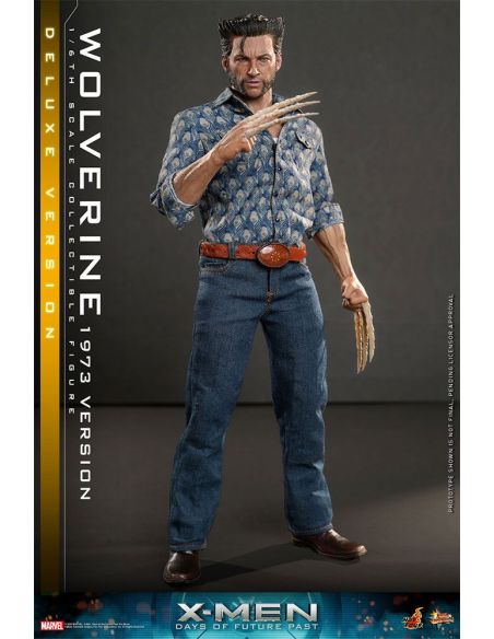 Figura Wolverine (1973 Version) Deluxe Version 30 cm - X-Men Días del futuro pasado Movie Masterpiece 1/6