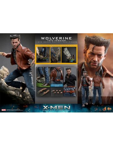Figura Wolverine (1973 Version) Deluxe Version 30 cm - X-Men Días del futuro pasado Movie Masterpiece 1/6