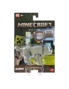 Figura Dennis el Lobo 10 cm - Minecraft La Película 2