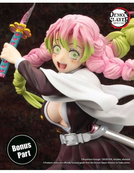 Estatua Mitsuri Kanroji ARTFXJ PVC 1/8 Bonus Edition 25cm - Demon Slayer: Kimetsu no Yaiba
