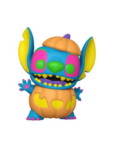Figura Stitch Blacklight Pumpkin POP! 9cm - Lilo & Stitch Disney Vinyl