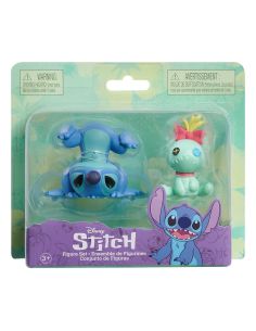 Pack de 2 Minifiguras Scrump y Stitch al Revés 7cm - Lilo & Stitch 2