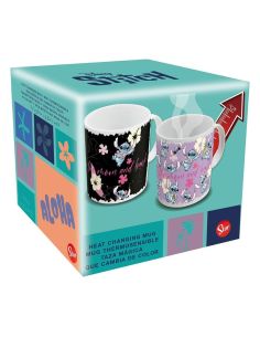 Taza Sensitiva al Calor Stitch & Angel 325ml - Lilo & Stitch 2