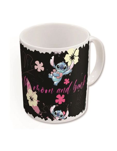 Taza Sensitiva al Calor Stitch & Angel 325ml - Lilo & Stitch