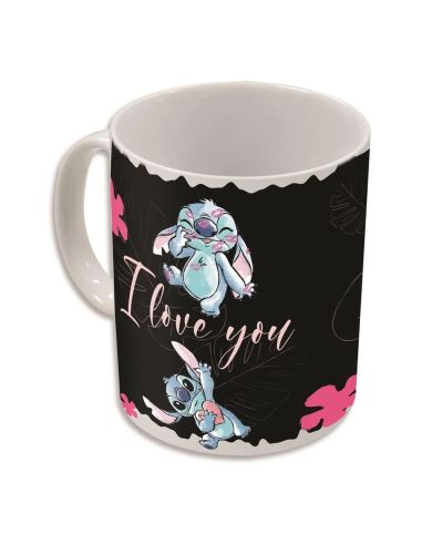 Taza Sensitiva al Calor Stitch & Angel 325ml - Lilo & Stitch