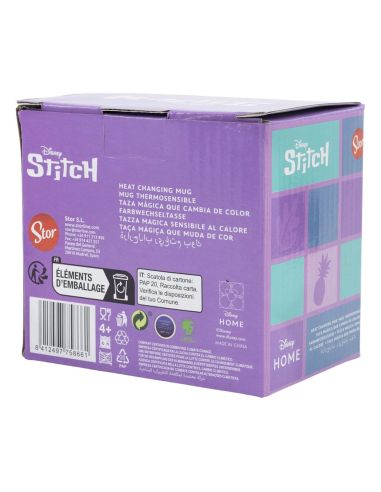 Taza Stitch Sensitiva al Calor 325ml - Lilo & Stitch