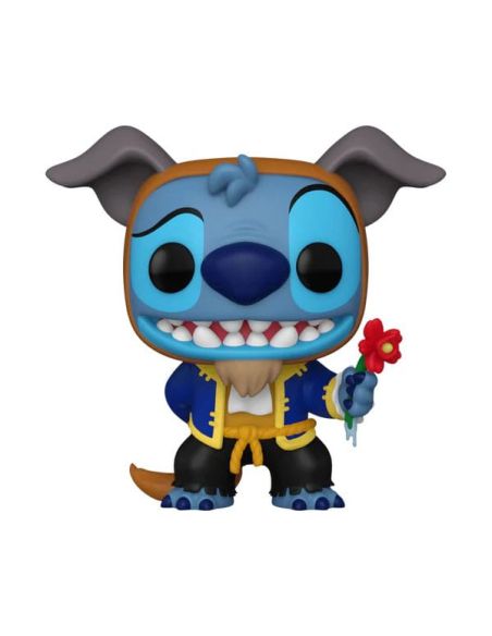 Figura Stitch disfrazado de Bestia POP! & Buddy Vinilo 9 cm - Lilo & Stitch