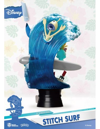 Diorama Stitch Surf D-Stage 15cm - Disney Summer Series