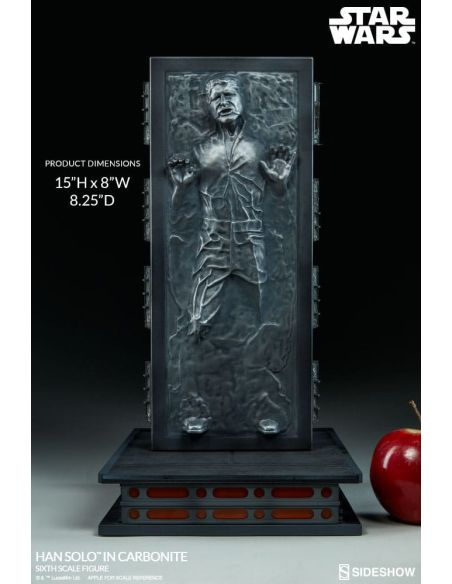 Figura Han Solo en Carbonita 1/6 - Star Wars 38 cm