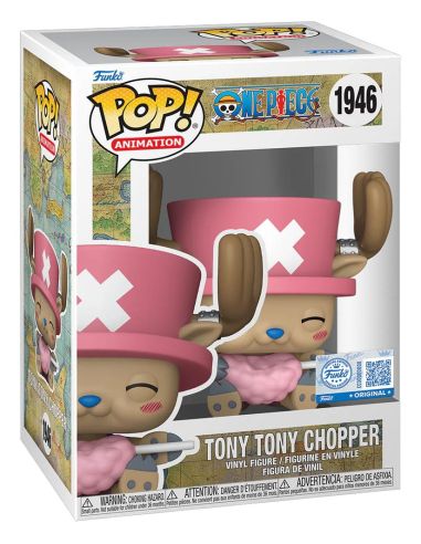 Figura Tony Tony Chopper con Algodón de Azúcar Exclusiva 9 cm - One Piece