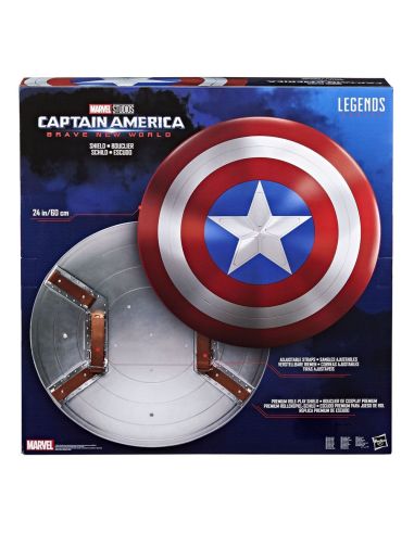 Escudo Premium Marvel Legends 60 cm - Capitán América: Un Nuevo Mundo