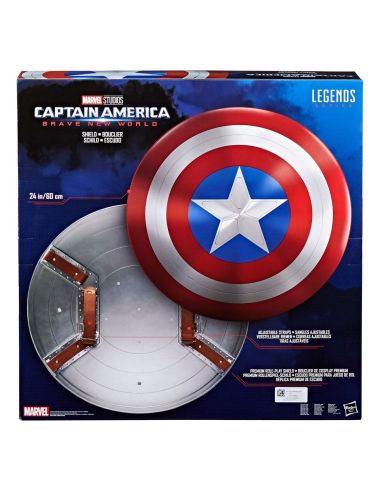 Escudo Premium Marvel Legends 60 cm - Capitán América: Un Nuevo Mundo