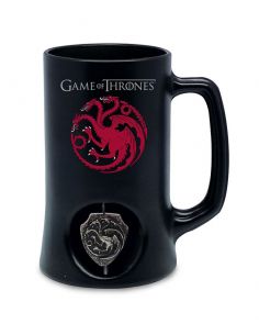 Jarra de Cerveza emblema giratorio Casa Targaryen - Juego de Tronos