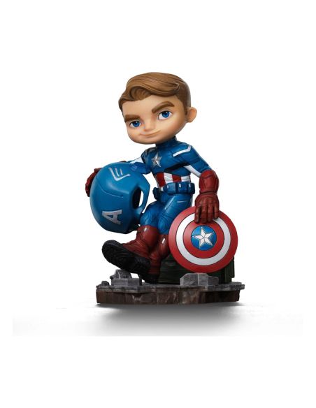 Figura Captain America Mini Co. PVC 14 cm - Avengers Infinity Saga