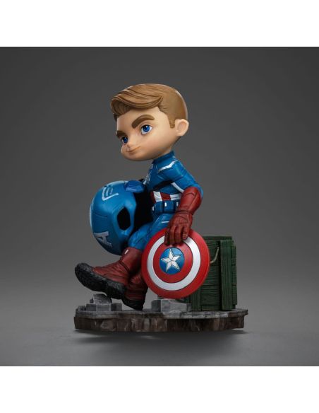 Figura Captain America Mini Co. PVC 14 cm - Avengers Infinity Saga