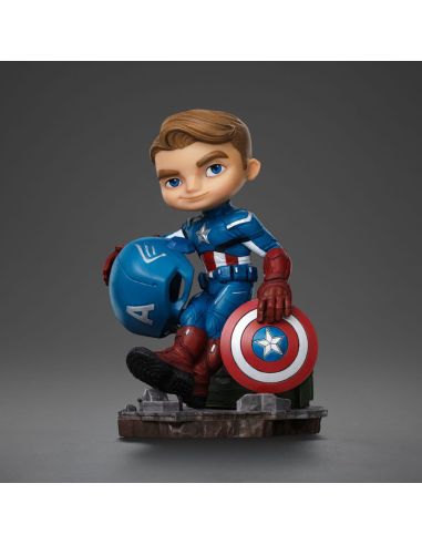 Figura Captain America Mini Co. PVC 14 cm - Avengers Infinity Saga