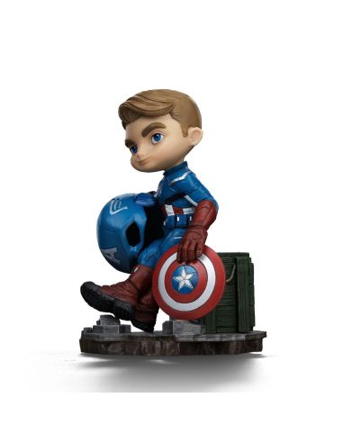 Figura Captain America Mini Co. PVC 14 cm - Avengers Infinity Saga