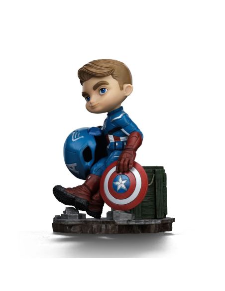 Figura Captain America Mini Co. PVC 14 cm - Avengers Infinity Saga