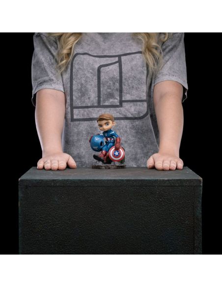 Figura Captain America Mini Co. PVC 14 cm - Avengers Infinity Saga