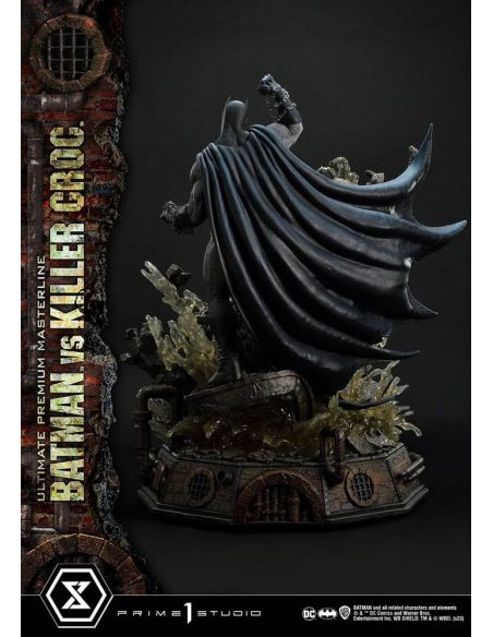 Estatua Batman Versus Killer Croc Ultimate Premium Masterline 71 cm - Batman