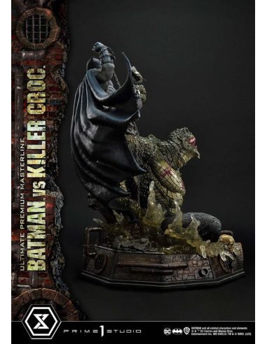 Estatua Batman Versus Killer Croc Ultimate Premium Masterline 71 cm - Batman