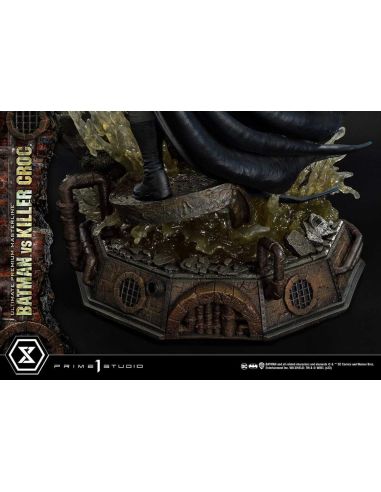 Estatua Batman Versus Killer Croc Ultimate Premium Masterline 71 cm - Batman