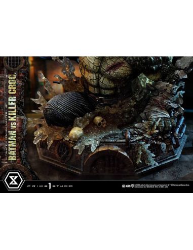 Estatua Batman Versus Killer Croc Ultimate Premium Masterline 71 cm - Batman