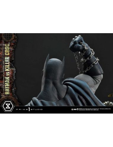 Estatua Batman Versus Killer Croc Ultimate Premium Masterline 71 cm - Batman