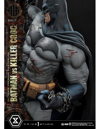Estatua Batman Versus Killer Croc Ultimate Premium Masterline 71 cm - Batman