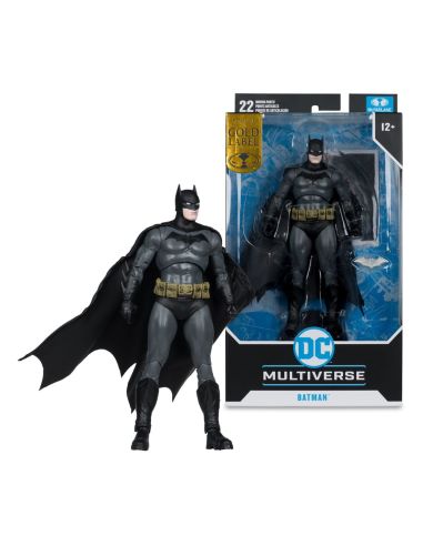 Figura Batman (Gold Label) 18cm - Batman Año Uno DC Multiverse